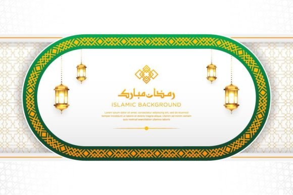 Arabic White and Orange Background: A Design Statement for Ramadan and Beyond