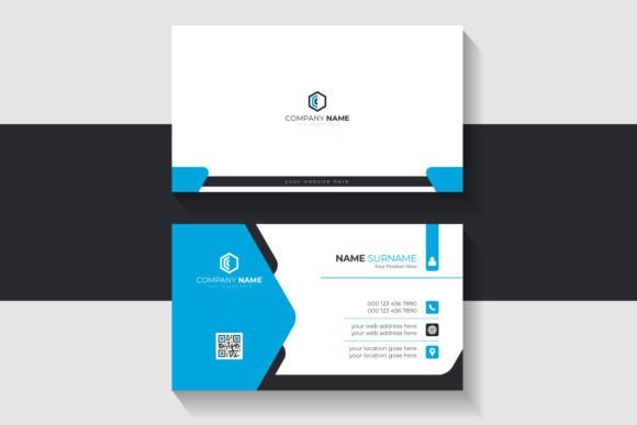 Business Card Design Template for a Polished Corporate Look