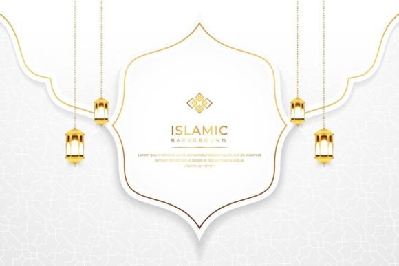 Elegant Greeting Background: Crafting Stunning Celebrations with Islamic Artistry
