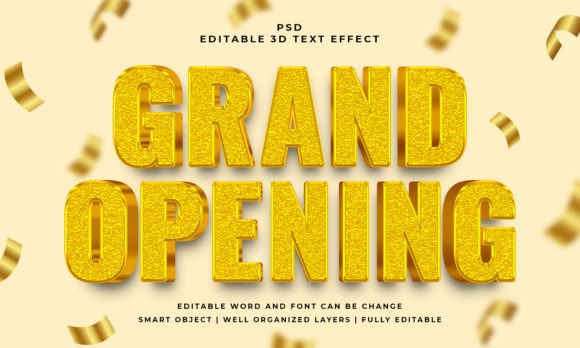 Grand Opening 3D Editable Text Effect: A Practical Guide to Getting It Right