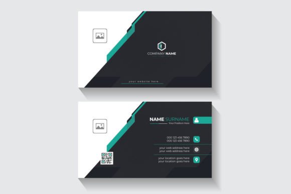 Modern Black Geometric Business Card: A Practical Review of Features and Design Flexibility