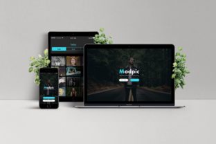 Modpic Creative App Page Sketch Template: An Evaluation for Designers and Developers