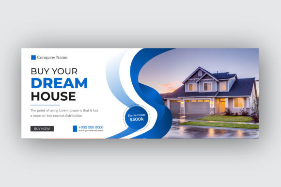 Real-Estate Facebook Cover Design for Brand Impact