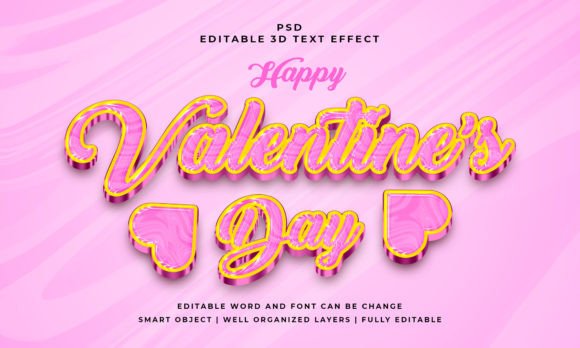 Valentines 3D Editable PSD Text Effect: A Smart Tool for Modern Creatives